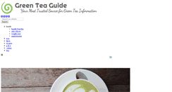 Desktop Screenshot of green-tea-guide.com