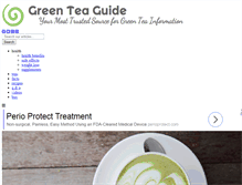 Tablet Screenshot of green-tea-guide.com